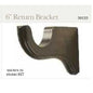 Kirsch 6" Return Brackets - Classic