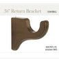Kirsch 3 1/2" Return Brackets - Classic