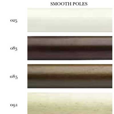 Kirsch 3" Smooth Poles - Classic
