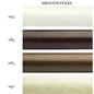 Kirsch 3" Smooth Poles - Classic