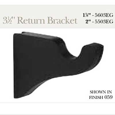 Kirsch 3 1/2" Return Bracket - Urban Comfort