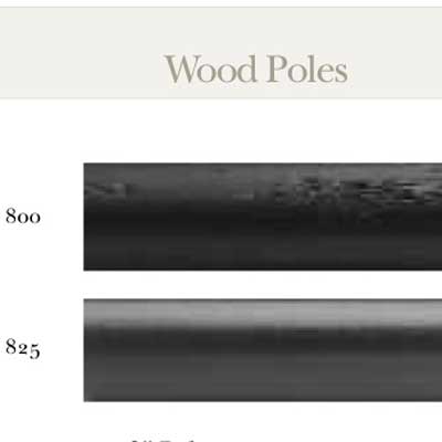 Kirsch 2" Smooth Poles - Urban Comfort