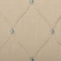 Duralee 32482 693 Natural/Aqua