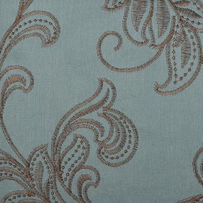 Duralee 32489-108 Blue/Brown