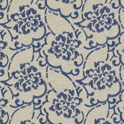 Duralee 73034-50 Natural/Blue