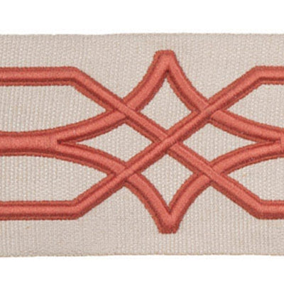 Fabricut Ziara Deep Coral Tape