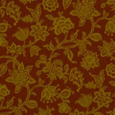 Robert Allen Lorina Floral - Tuscan Red