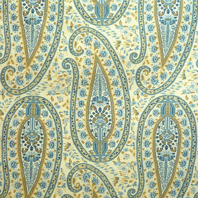 Ralph Lauren Keswick Paisley - Light Blue/Gold