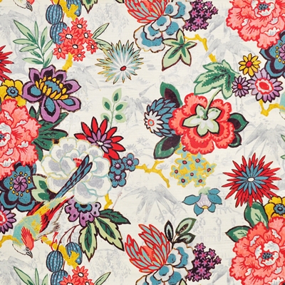 Maxwell Fabrics Ikebana #513 Hibiscus